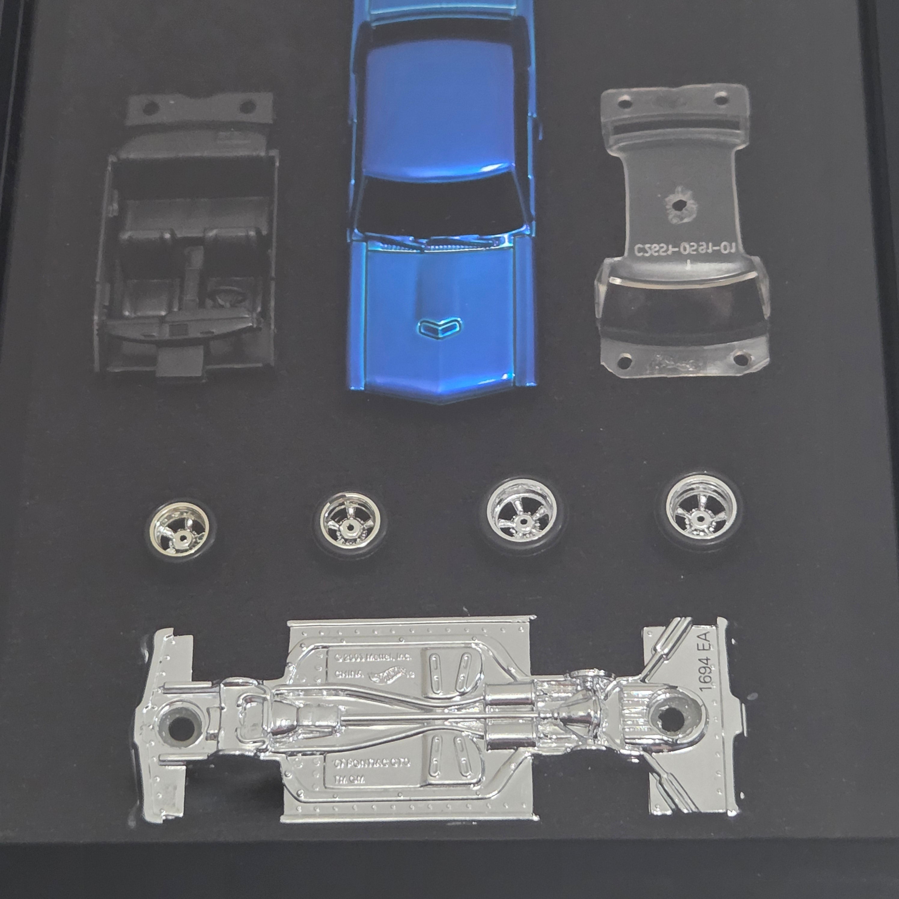 Handmade Hot Wheels 1:64 1967 Pontiac GTO Shadow Box Display