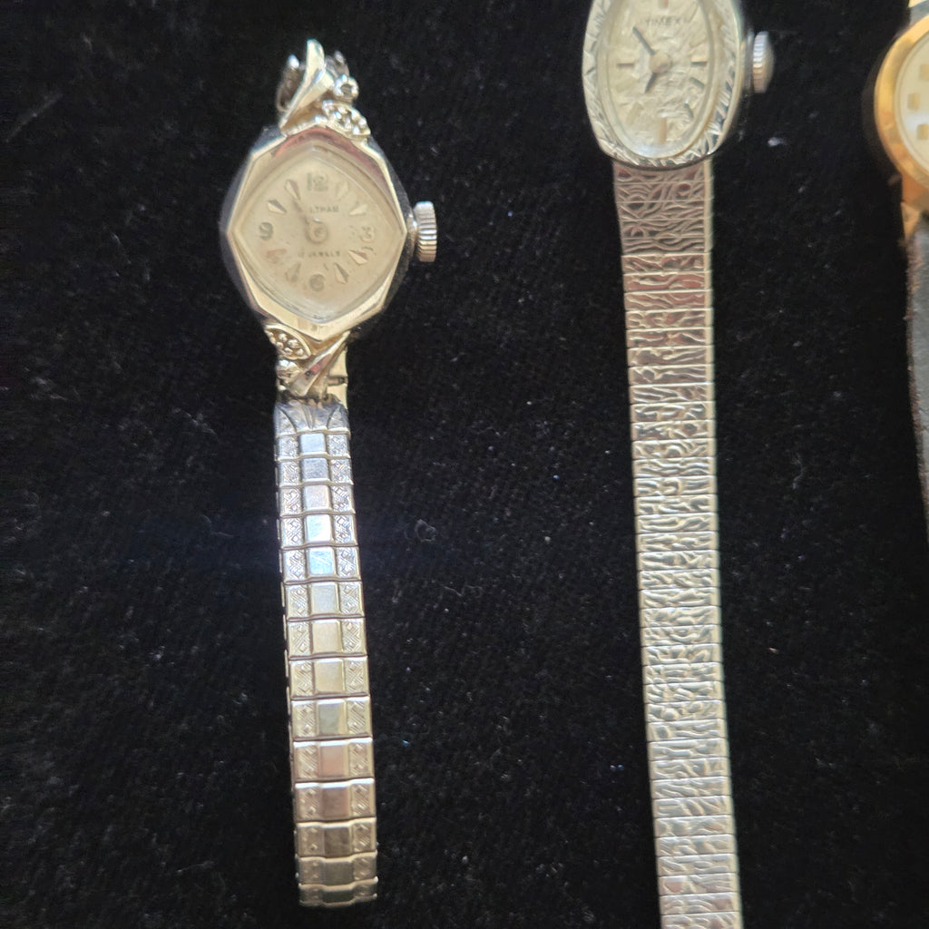 Ladies Vintage Timex & Lorus Watches Lot of 6 – Quartz, Manual Wind, Parts/Repair