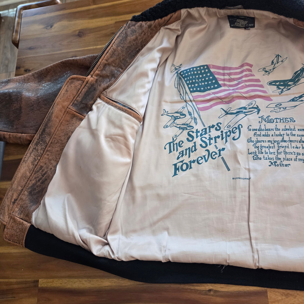 US Navy Leather Jacket Type G-1 Spec 7823 Brown Heavy