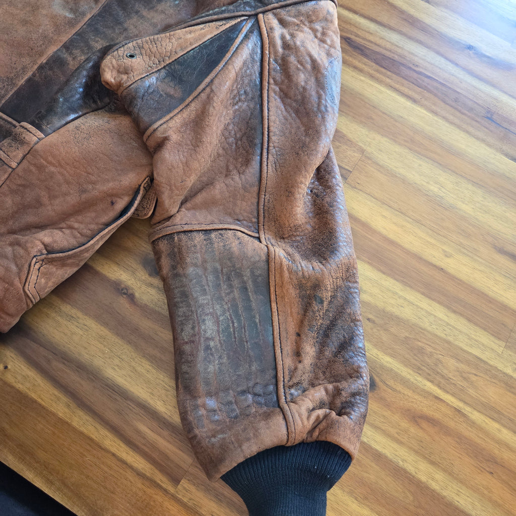 US Navy Leather Jacket Type G-1 Spec 7823 Brown Heavy