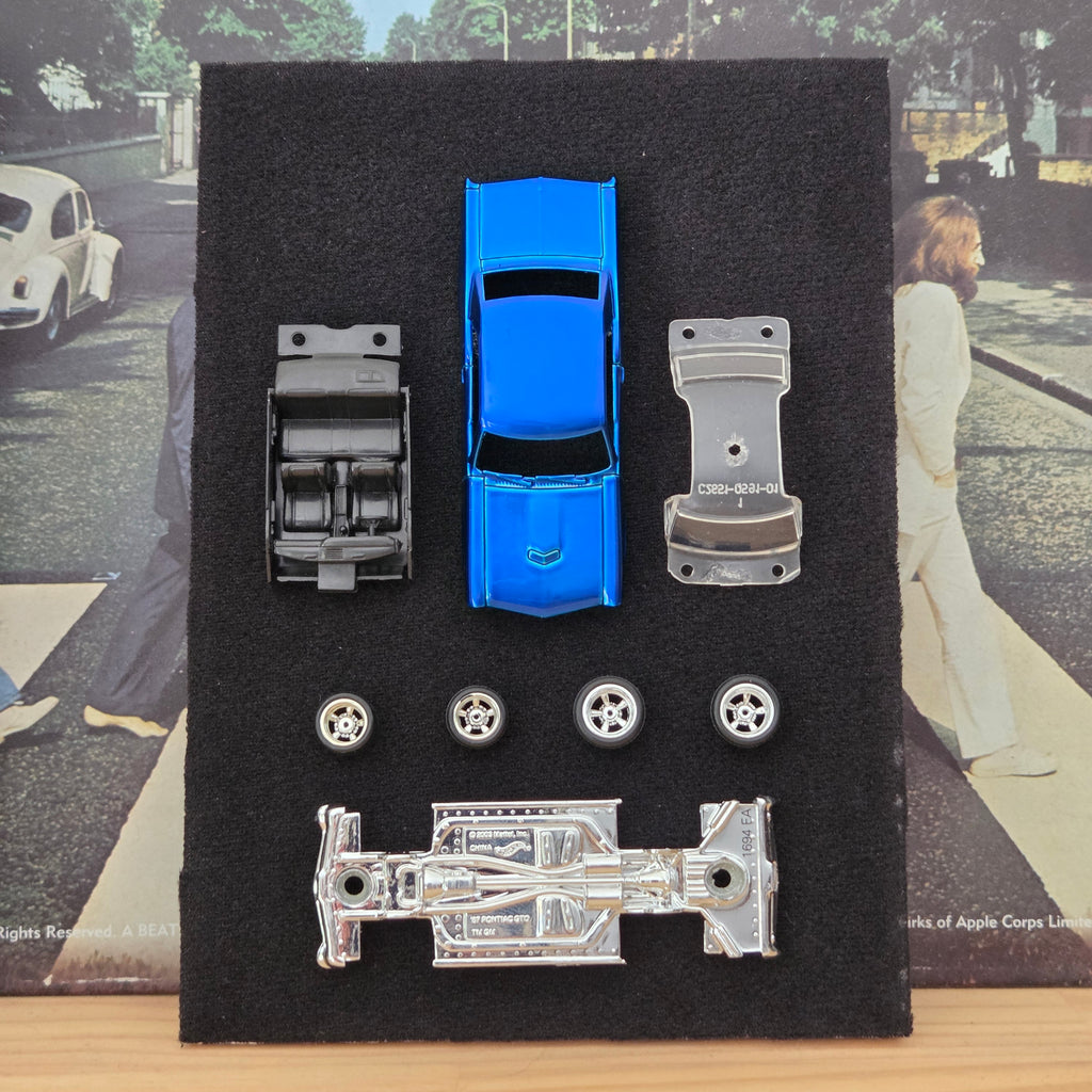 Handmade Hot Wheels 1:64 1967 Pontiac GTO Shadow Box Display