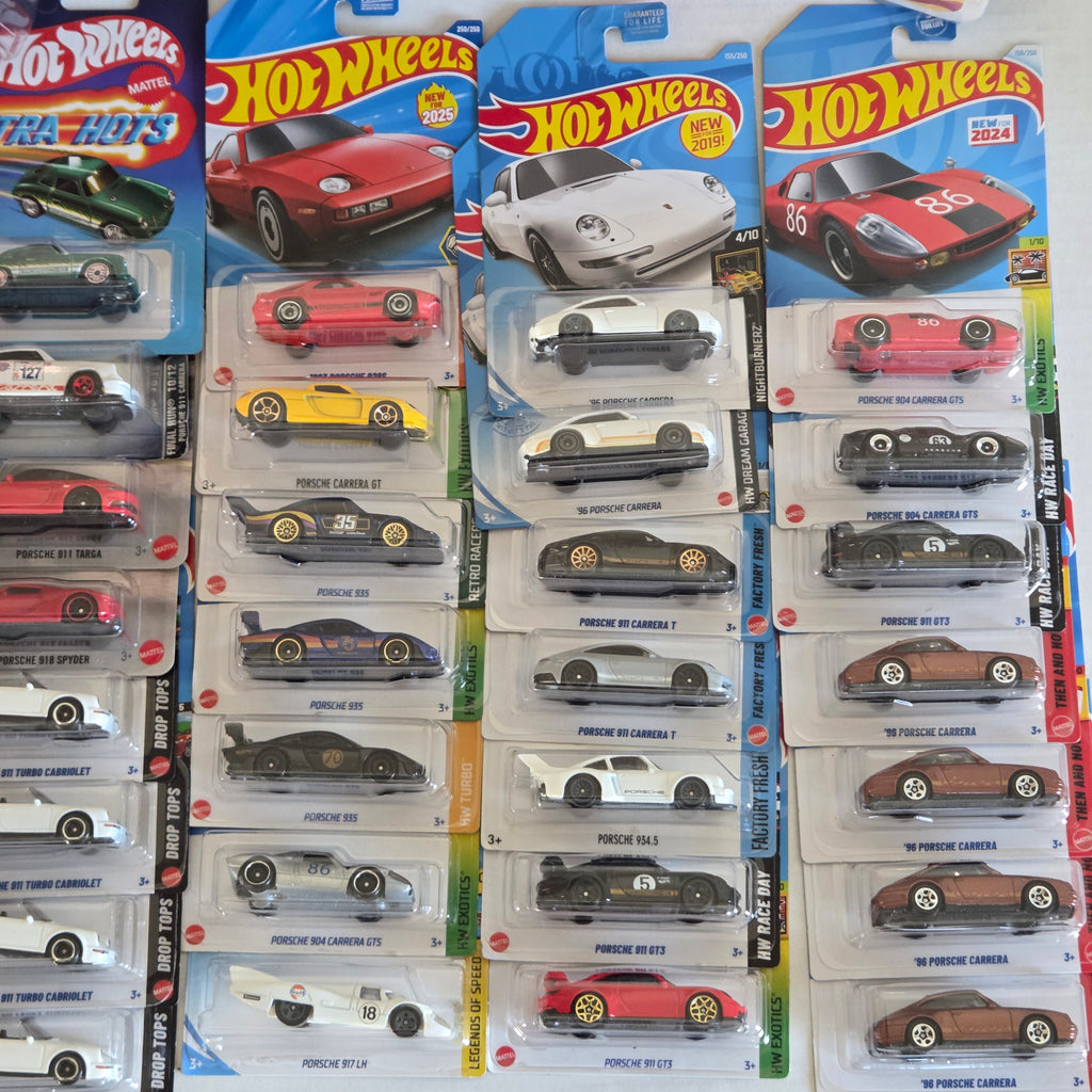 Porsche Diecast Car Collection Lot – Hot Wheels RLC, Jada, Majorette & Premium
