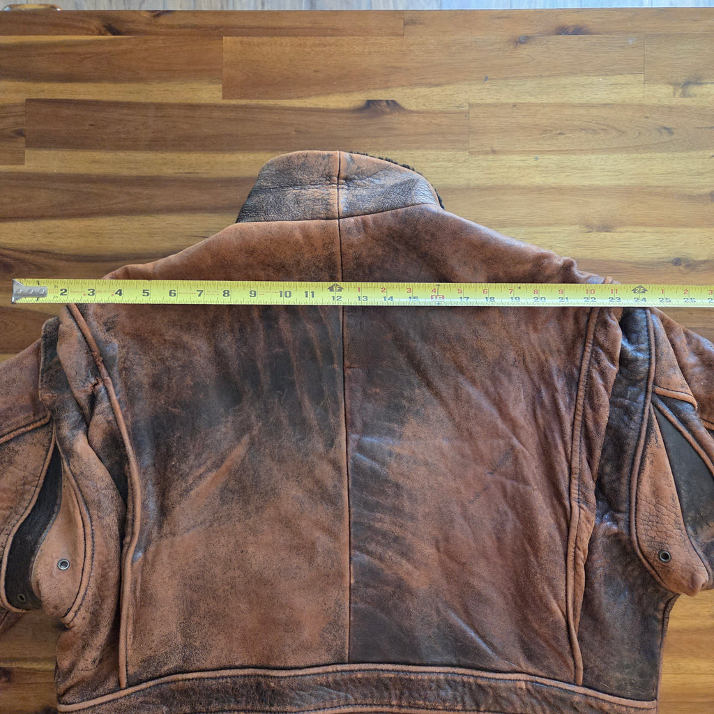 US Navy Leather Jacket Type G-1 Spec 7823 Brown Heavy