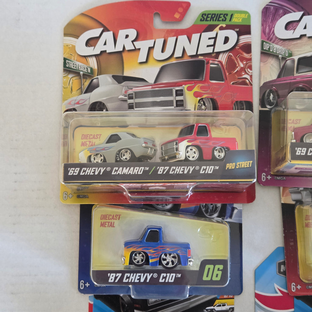 Chevy C10 Silverado Diecast Collection Lot – Hot Wheels & Car Tuned