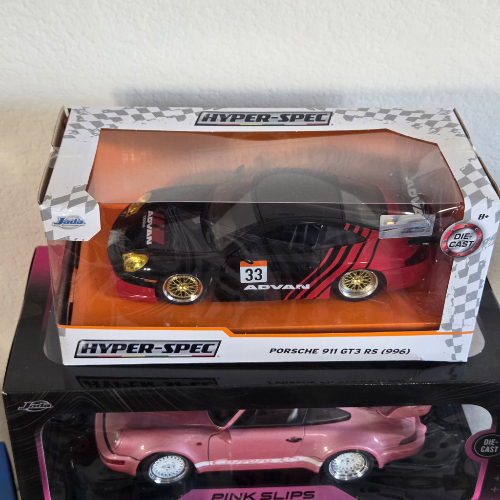 Porsche Diecast Car Collection Lot – Hot Wheels RLC, Jada, Majorette & Premium