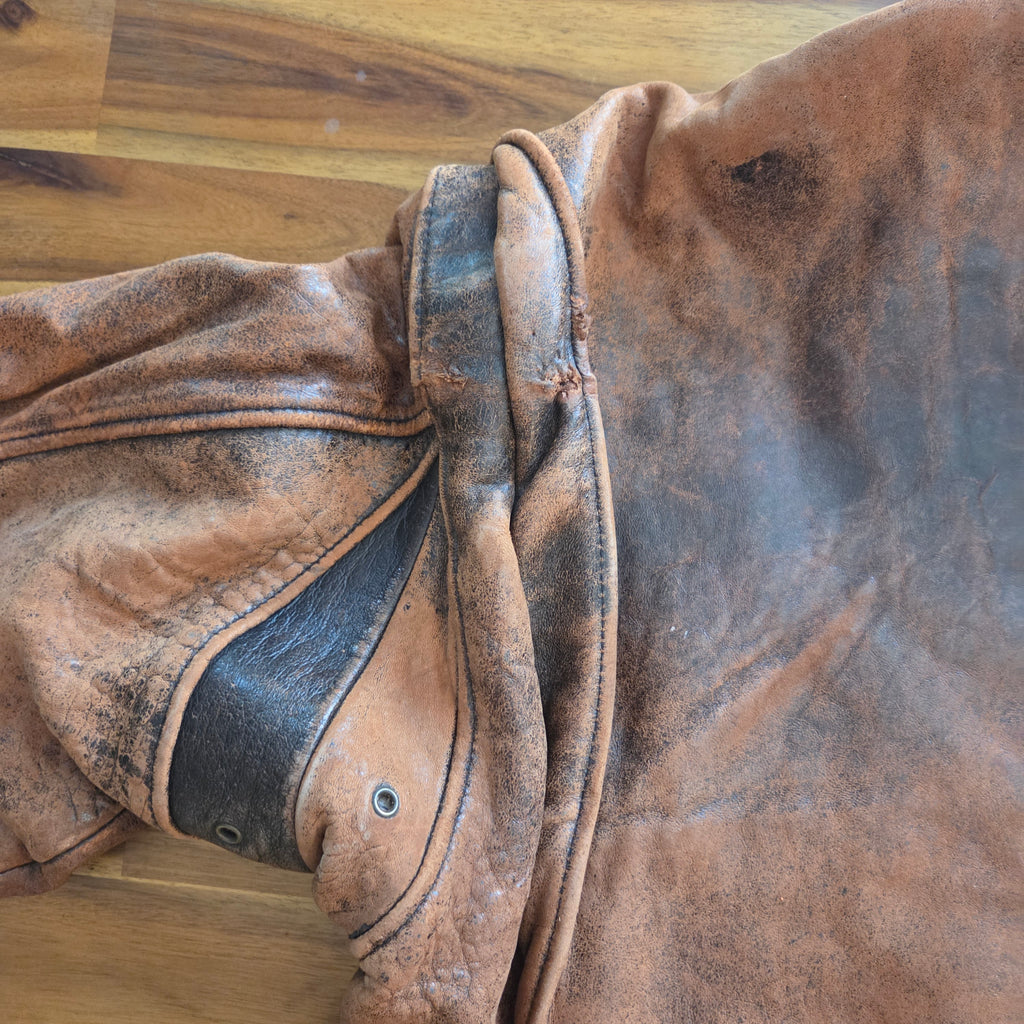 US Navy Leather Jacket Type G-1 Spec 7823 Brown Heavy