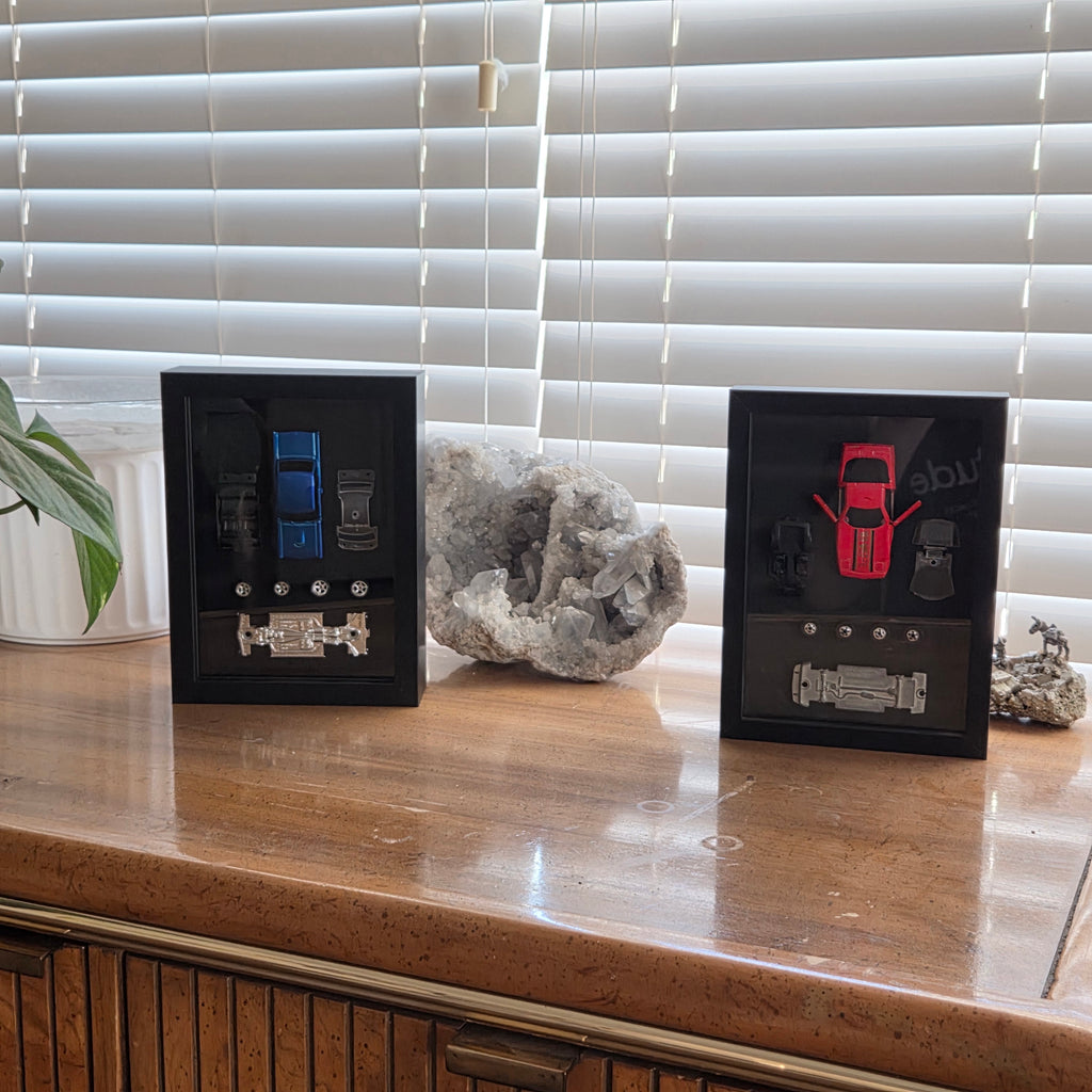 Handmade Hot Wheels 1:64 1967 Pontiac GTO Shadow Box Display