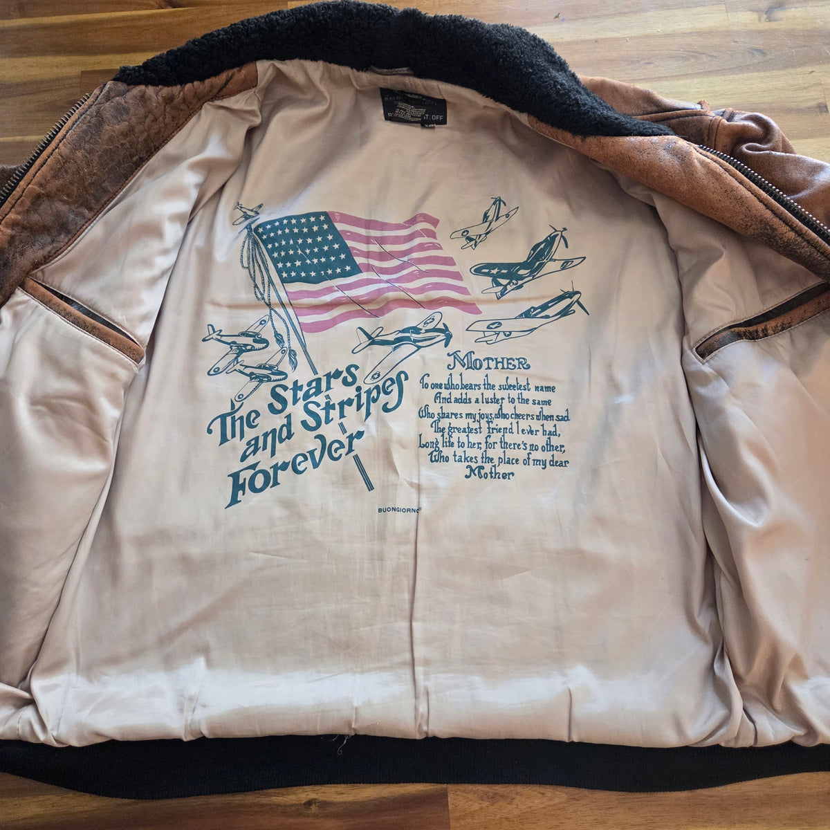 US Navy Leather Jacket Type G-1 Spec 7823 Brown Heavy